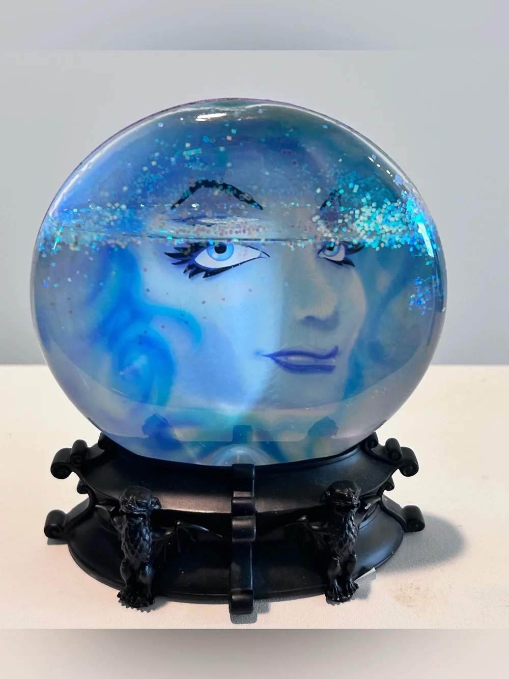 Disney Parks Haunted Mansion Crystal Ball Snowglobe